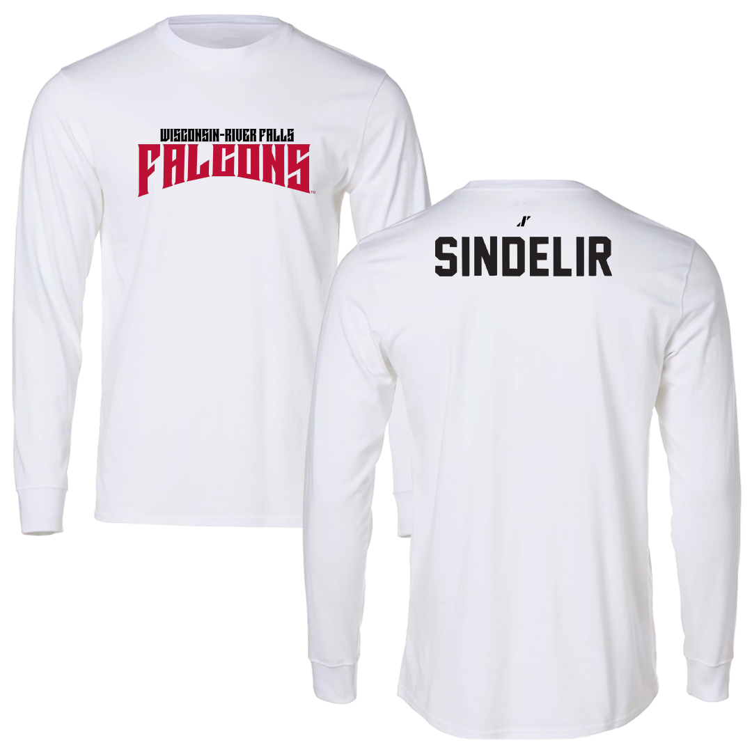 University of Wisconsin-River Falls TF and XC White Classic Long Sleeve - Brady Sindelir