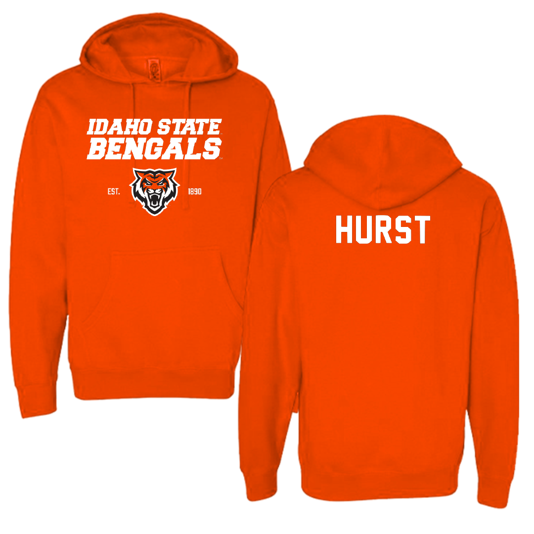 Idaho State University TF and XC Orange General Hoodie - Braxton Hurst