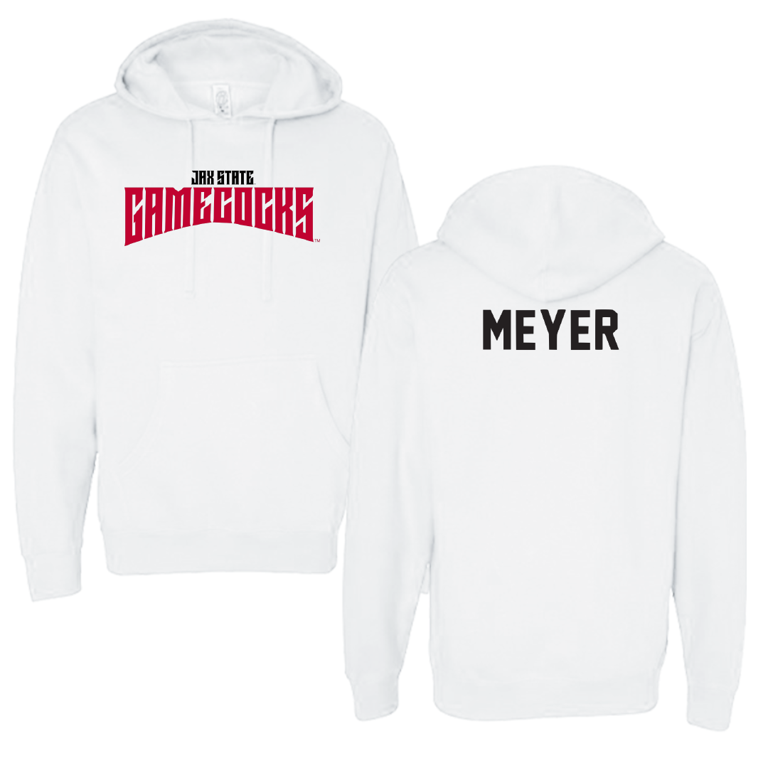 Jacksonville State University TF and XC White Classics Hoodie - Caden Meyer