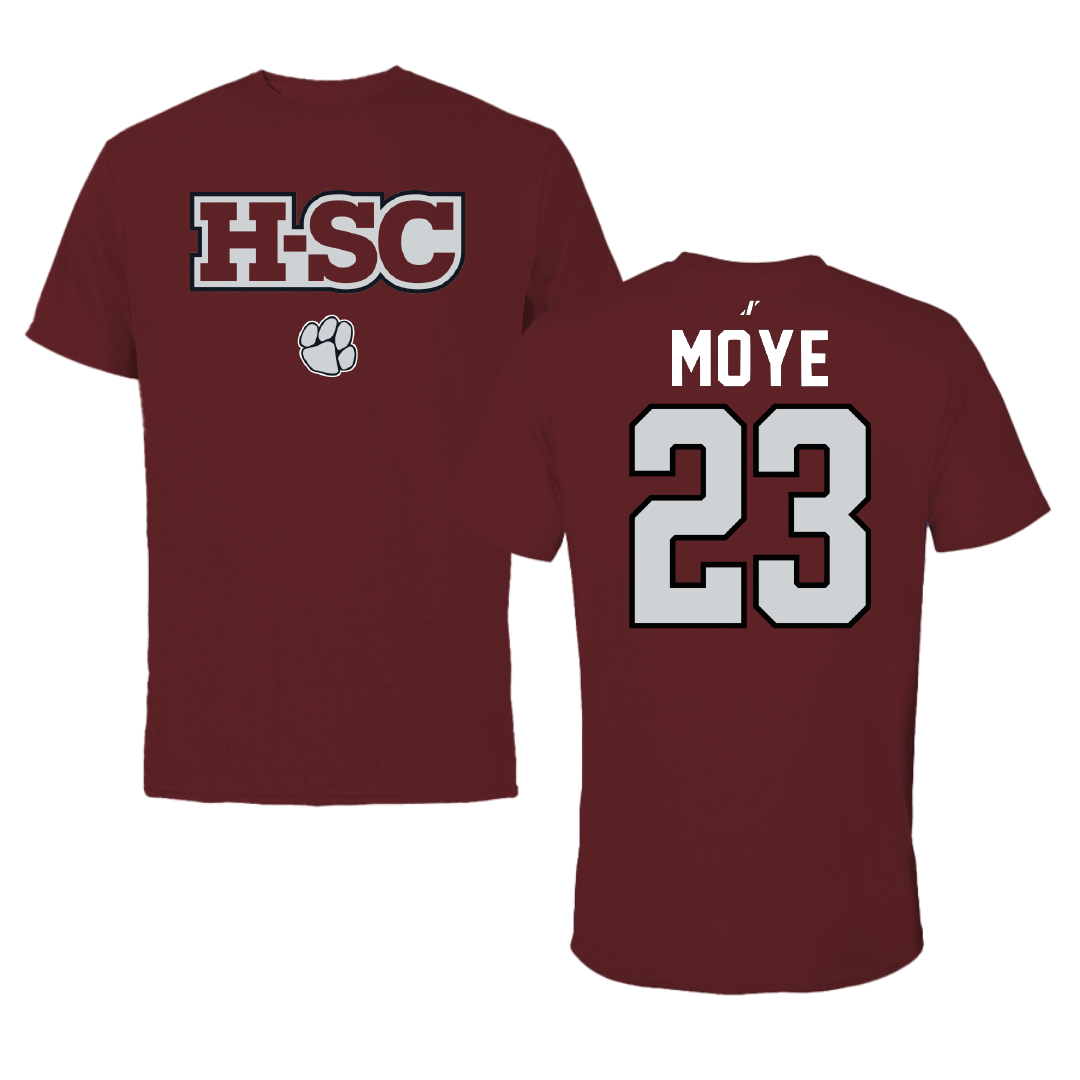 Hampden-Sydney College Basketball Maroon Tigers Performance Tee - #23 Peter Moye