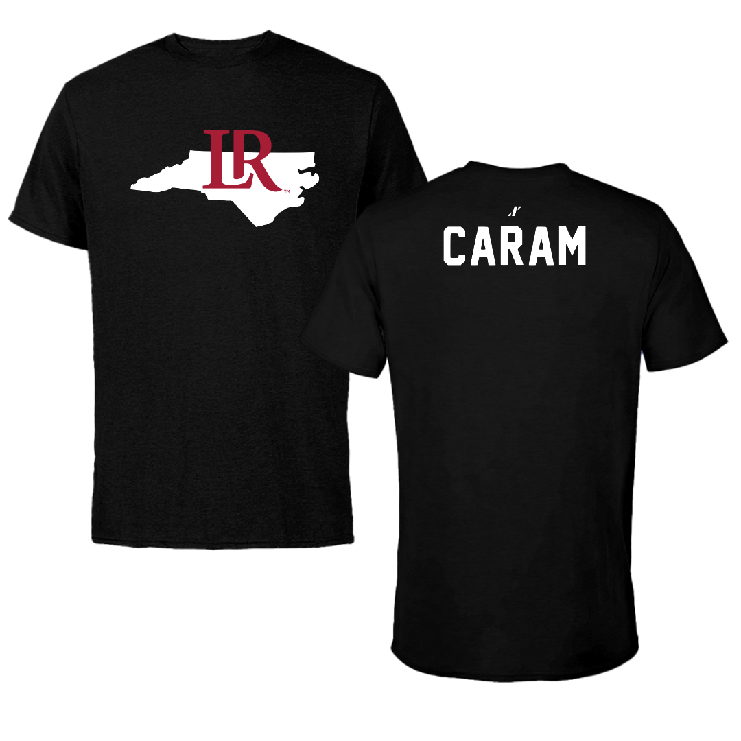 Lenoir-Rhyne University Swimming & Diving Black State Performance Tee - Michael Caram