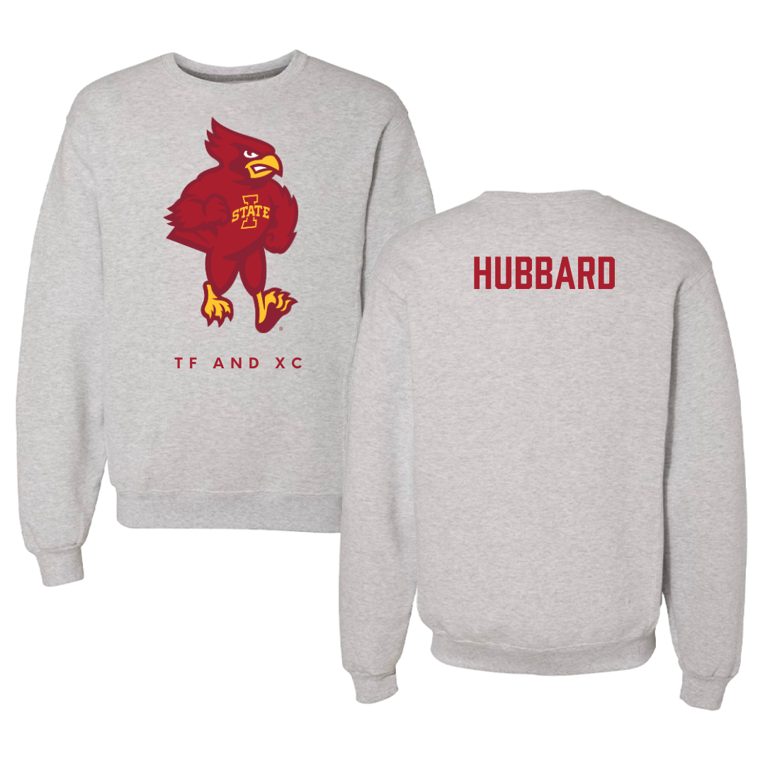 Iowa State University TF and XC Gray Crewneck - Camryn Hubbard