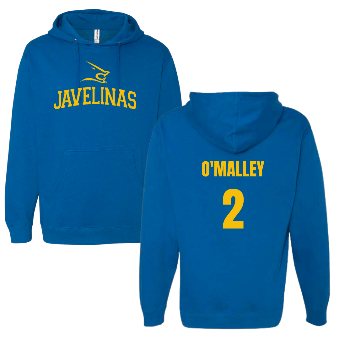 Texas A&M University-Kingsville Basketball Blue Hoodie - #2 Alyssa O'Malley
