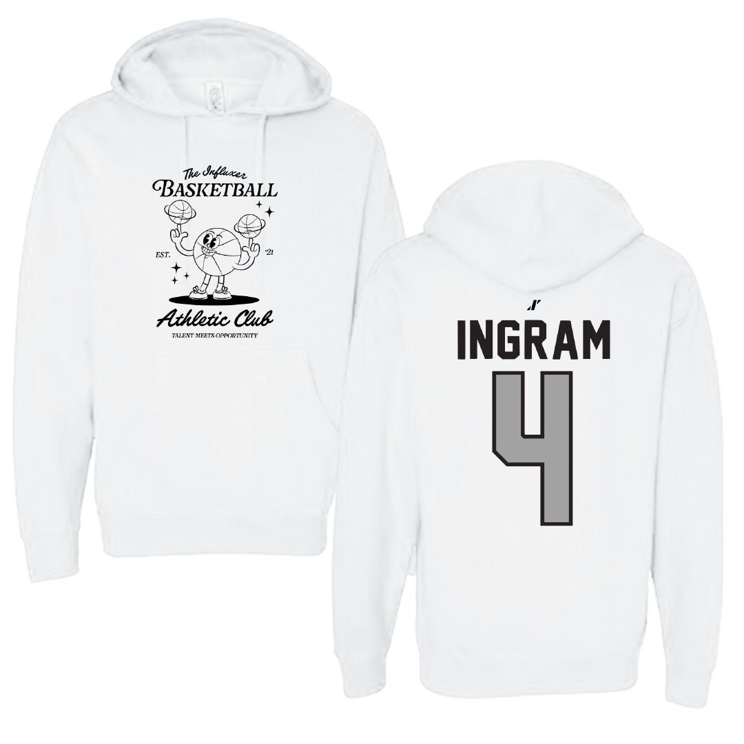 Basketball White Influxer Athletic Club Hoodie - #4 J'Mani Ingram