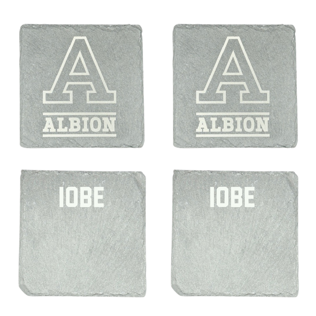 Albion College Wrestling Stone Coaster (4 Pack)  - Grady Iobe