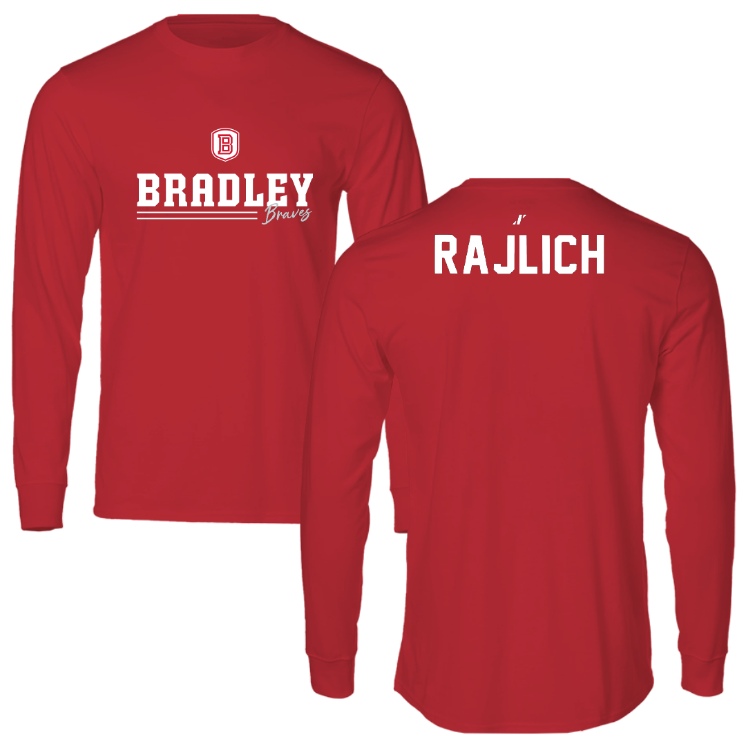 Bradley University TF and XC Red General Performance Long Sleeve - Hope Rajlich