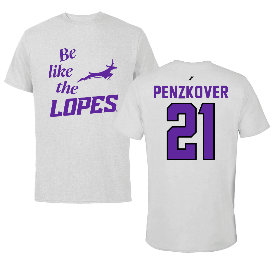 Grand Canyon University Baseball Light Gray Be Like Us Performance Tee - #21 Gunnar Penzkover