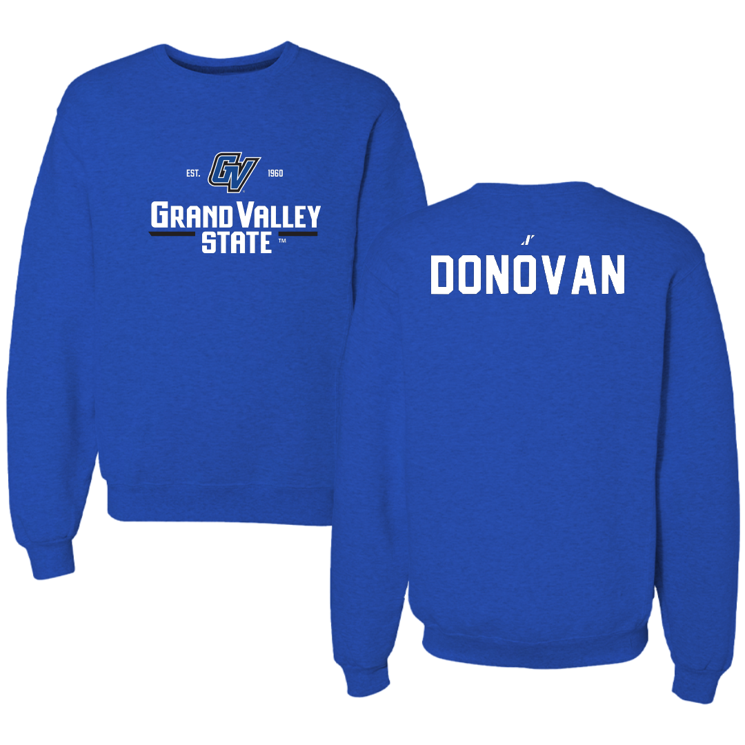 Grand Valley State University Wrestling Blue General Crewneck - Emma Donovan