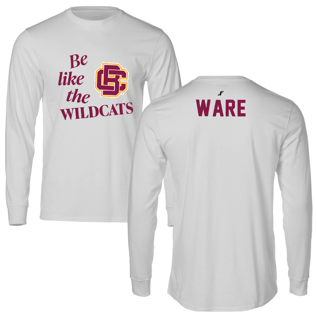 Bethune-Cookman University TF and XC Light Gray Be Like Us Long Sleeve - Raziyah Ware