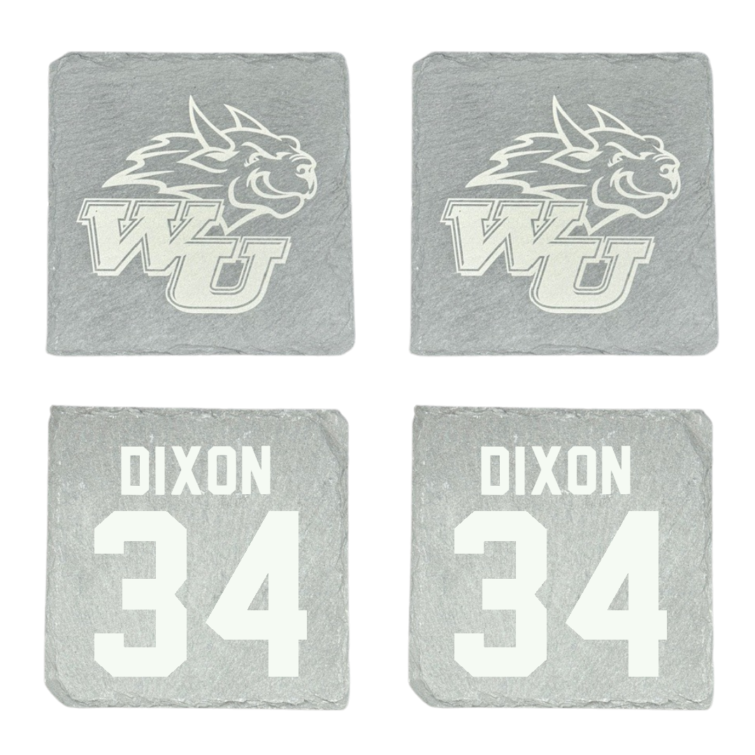 Webster University Basketball Stone Coaster (4 Pack)  - #34 Jayla Dixon