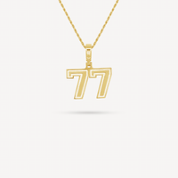 Gold Presidents Pendant and Chain - #77 Isaiah Sittauer