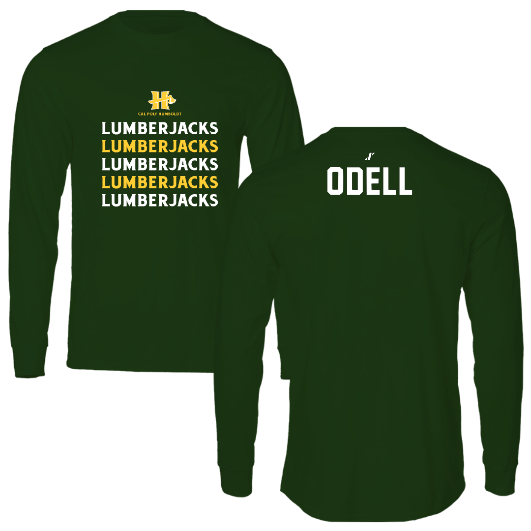 Cal Poly Humboldt Rowing Forest Green General Long Sleeve - Margaret Odell