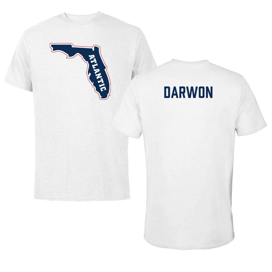 Florida Atlantic University TF and XC White Tee - Keturah Darwon