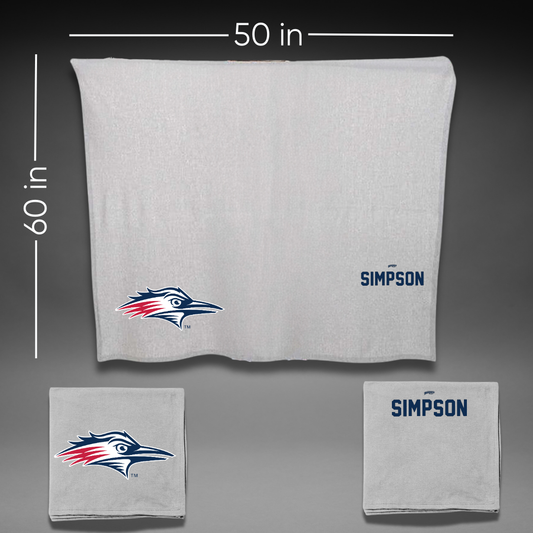 Metropolitan State University of Denver TF and XC Gray Blanket - Jacob Simpson