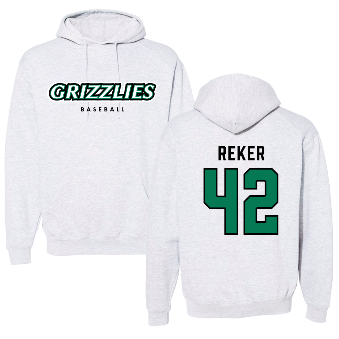 Adams State University Baseball Gray Hoodie - #42 Seth Reker