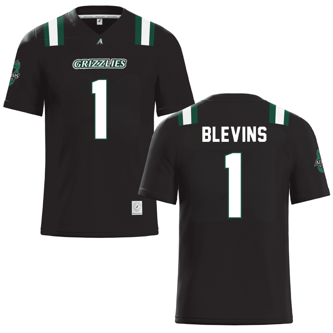 Adams State University Black Football Jersey - Sebastian Blevins