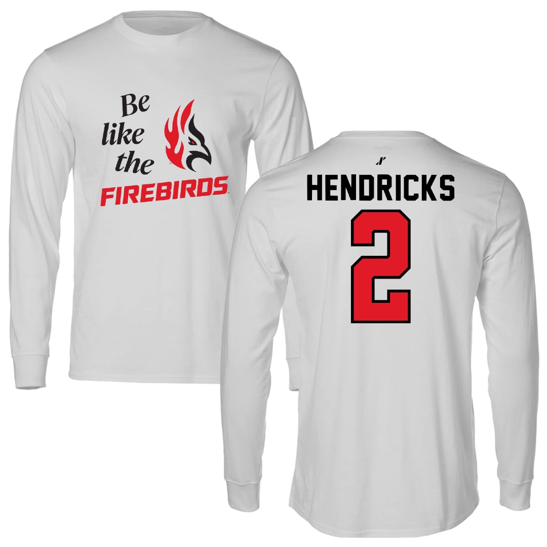 Carthage College Volleyball Light Gray Be Like Us Performance Long Sleeve - #2 Owen Hendricks