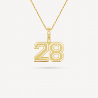 Gold Presidents Pendant and Chain - #28 Owen Marsh