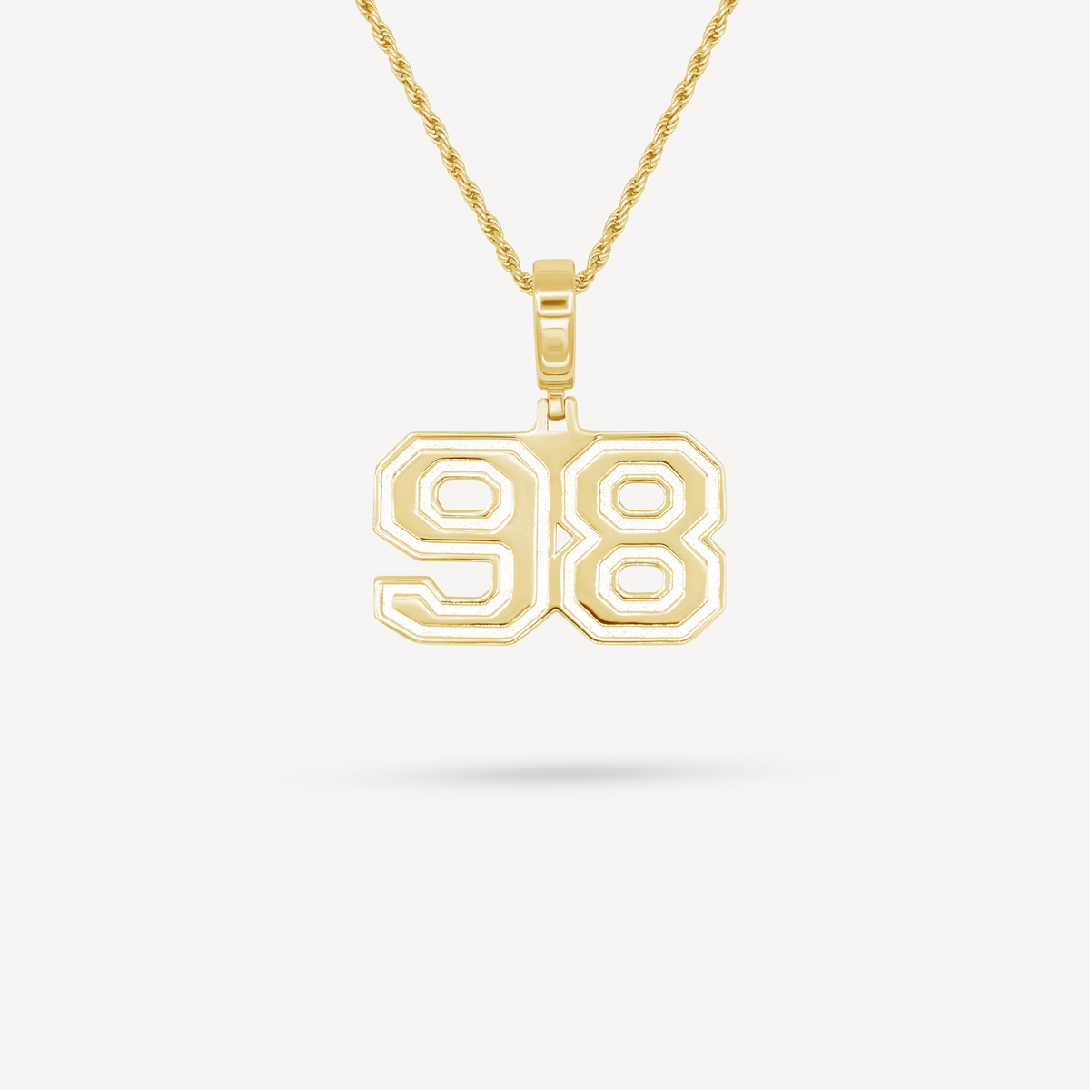 Gold Presidents Pendant and Chain - #98 Anthony DiMeglio