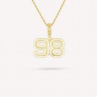 Gold Presidents Pendant and Chain - #98 Anthony DiMeglio