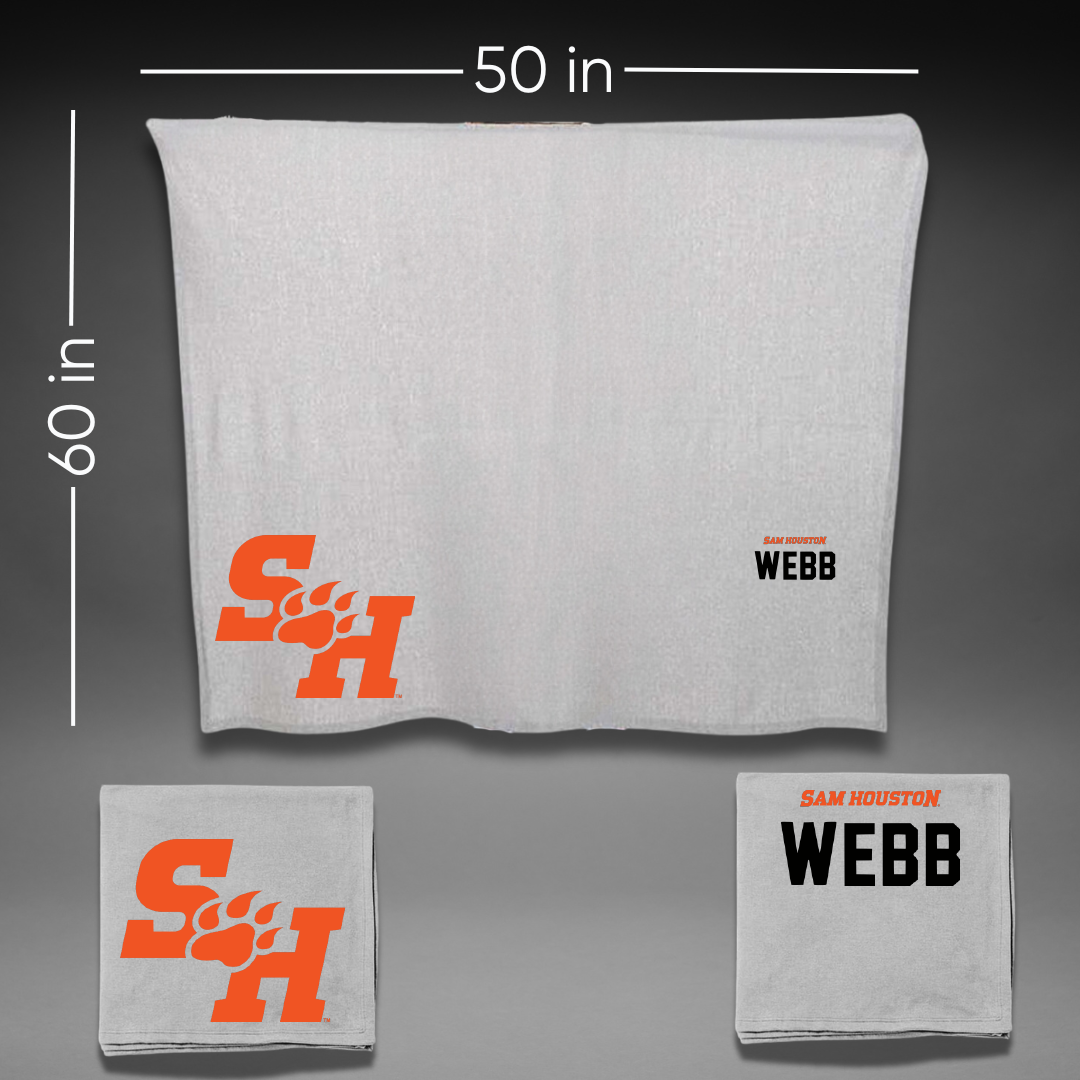 Sam Houston State University TF and XC Gray Blanket - Emma Webb
