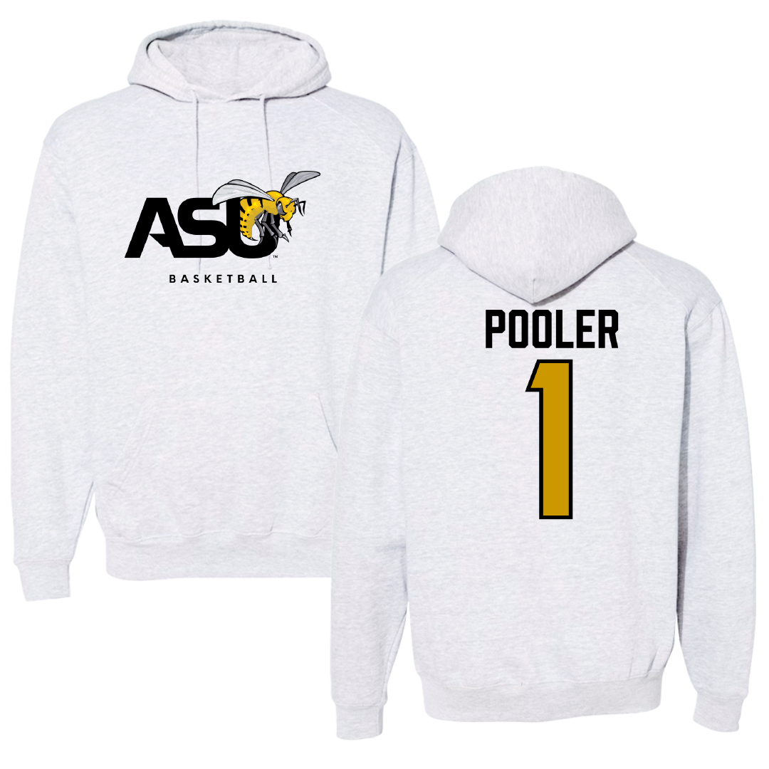 Alabama State University Basketball Gray Hoodie - #1 Alanah Pooler