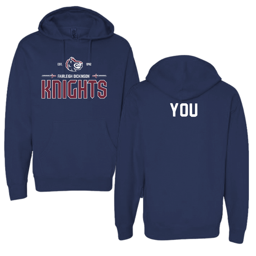 Fairleigh Dickinson University-Metropolitan Campus Golf Navy General Hoodie - Kaitlyn You
