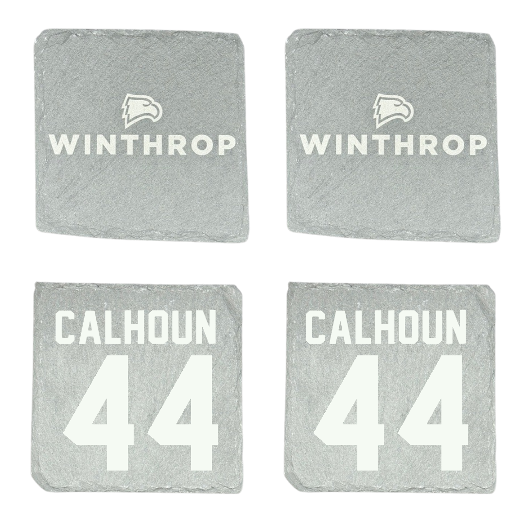 Winthrop University Lacrosse Stone Coaster (4 Pack)  - #44 Emma Calhoun