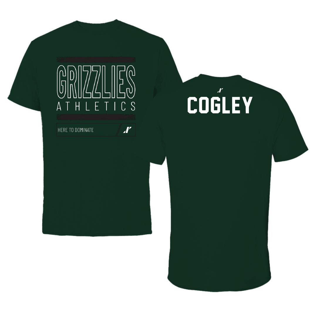 Adams State University TF and XC Forest Green Dominate Tee - Kien Cogley