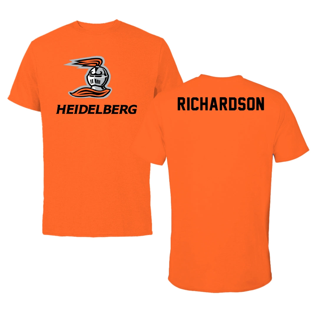 Heidelberg University Wrestling Orange Performance Tee - Travis Richardson