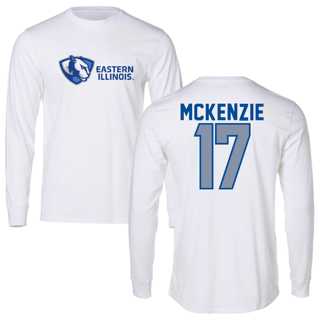 Eastern Illinois University Softball White Long Sleeve - #17 Karlie McKenzie
