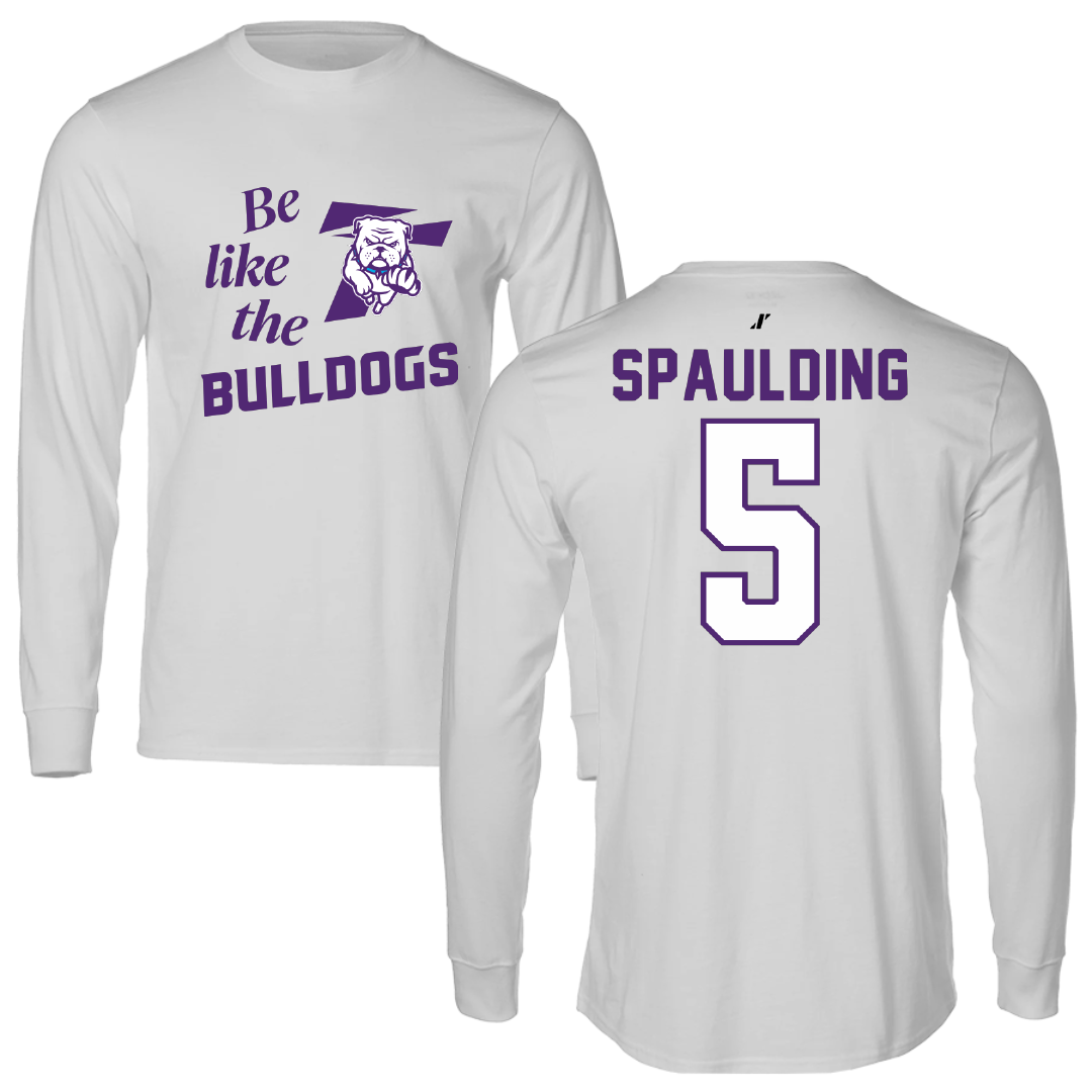 Truman State University Football Light Gray Be Like Us Performance Long Sleeve - #5 Thomas Spaulding