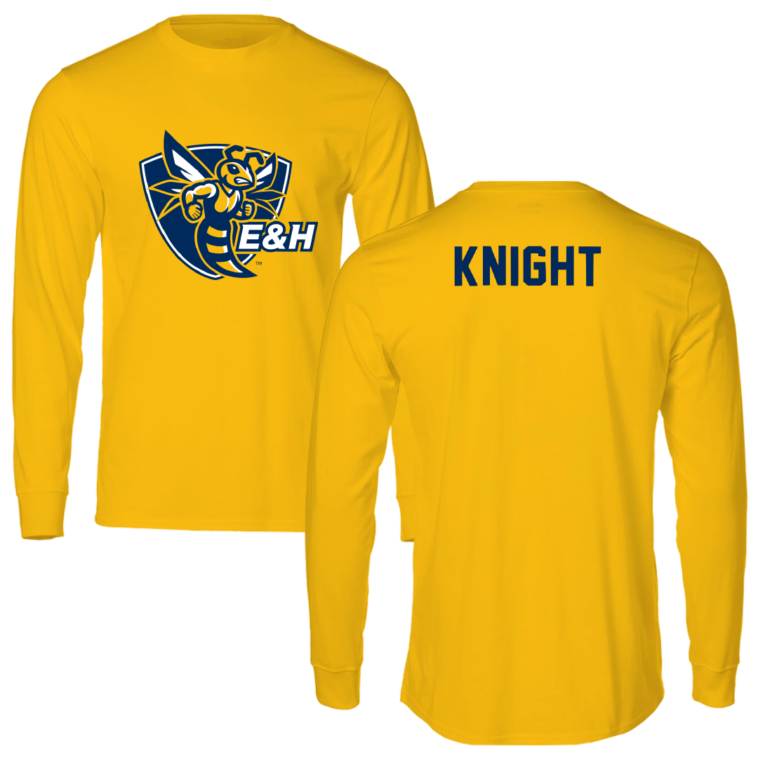 Emory & Henry College TF and XC Gold Performance Long Sleeve - Ella Knight