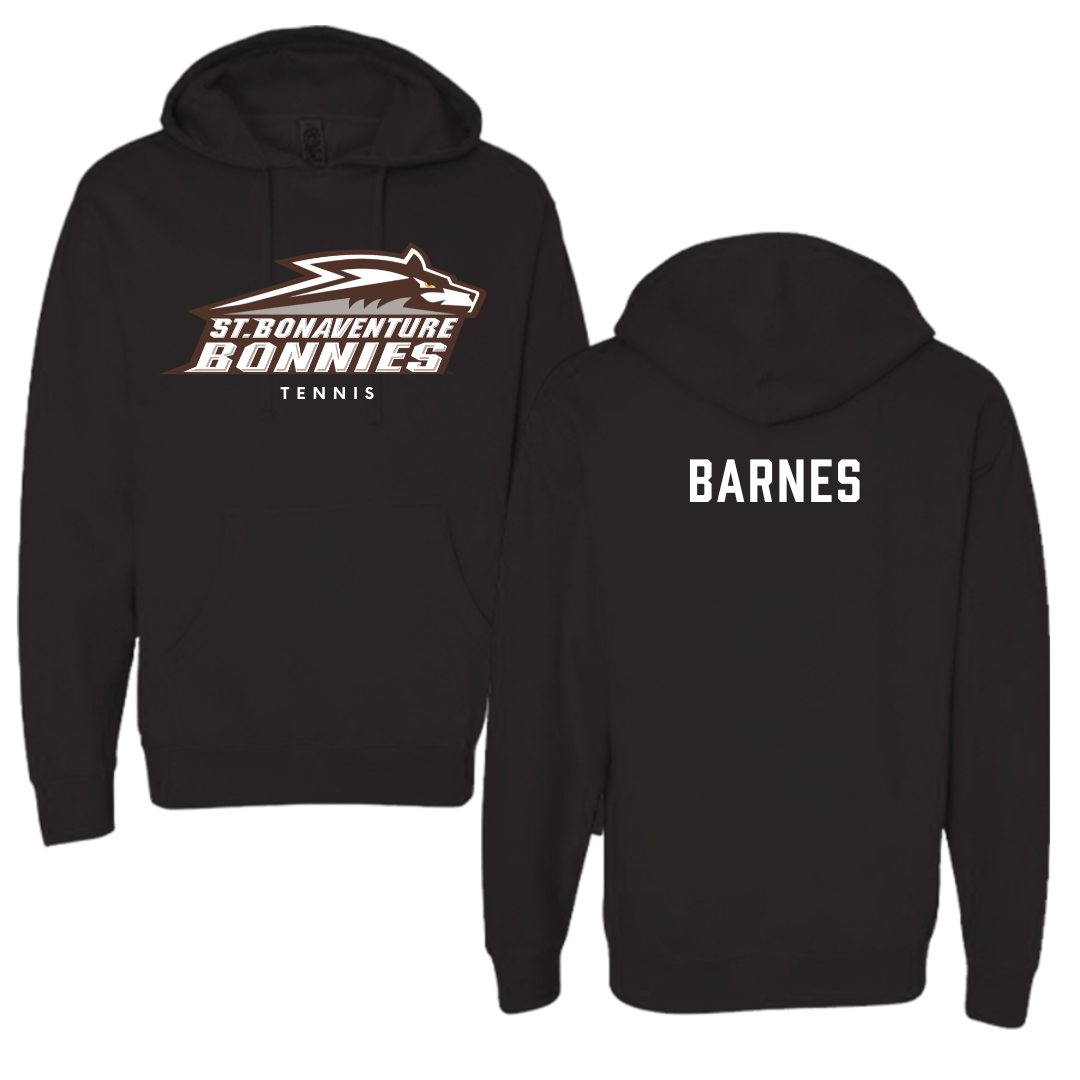 St. Bonaventure University Tennis Black Hoodie - Kelly Barnes