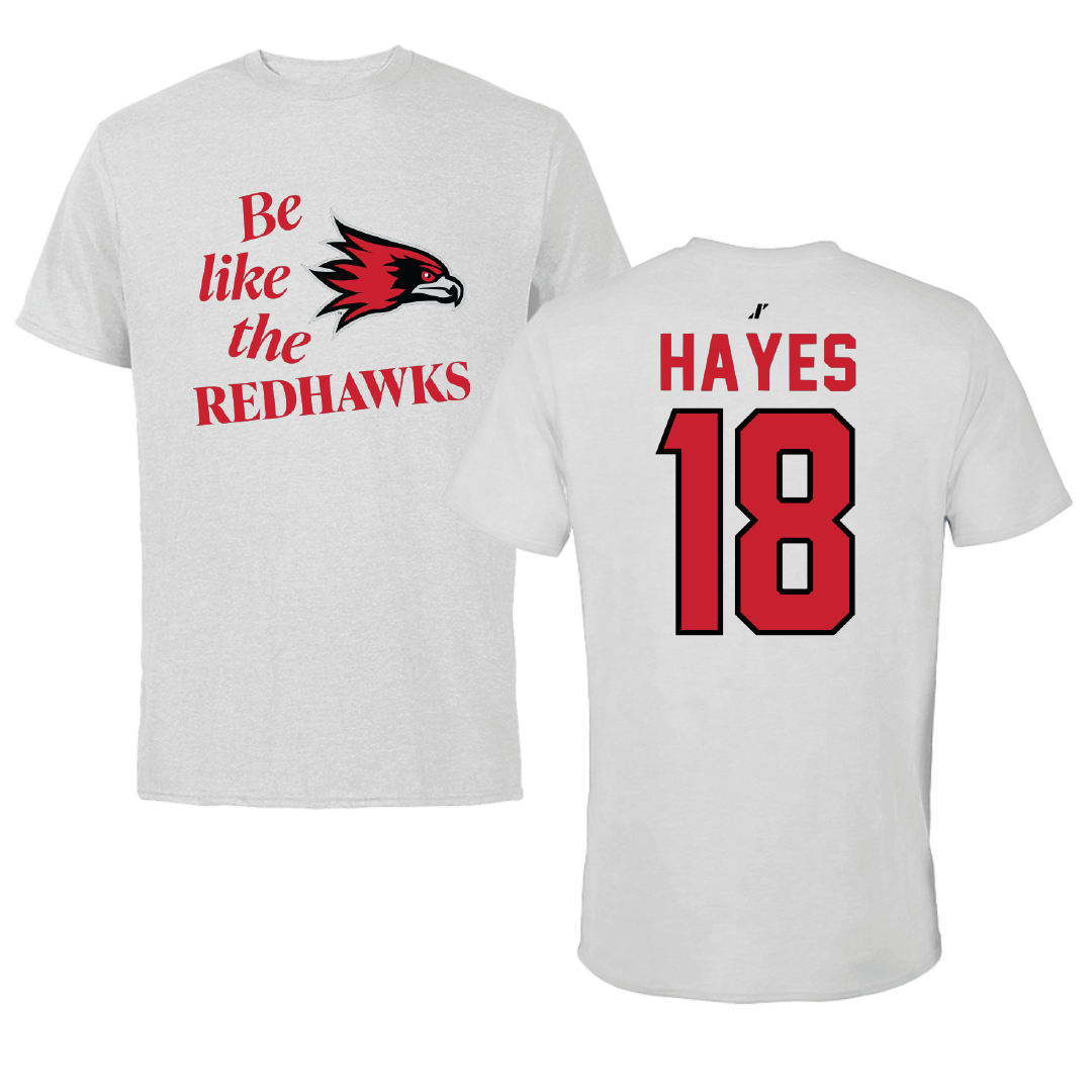 Southeast Missouri State University Baseball Light Gray Be Like Us Tee - #18 Alex Hayes