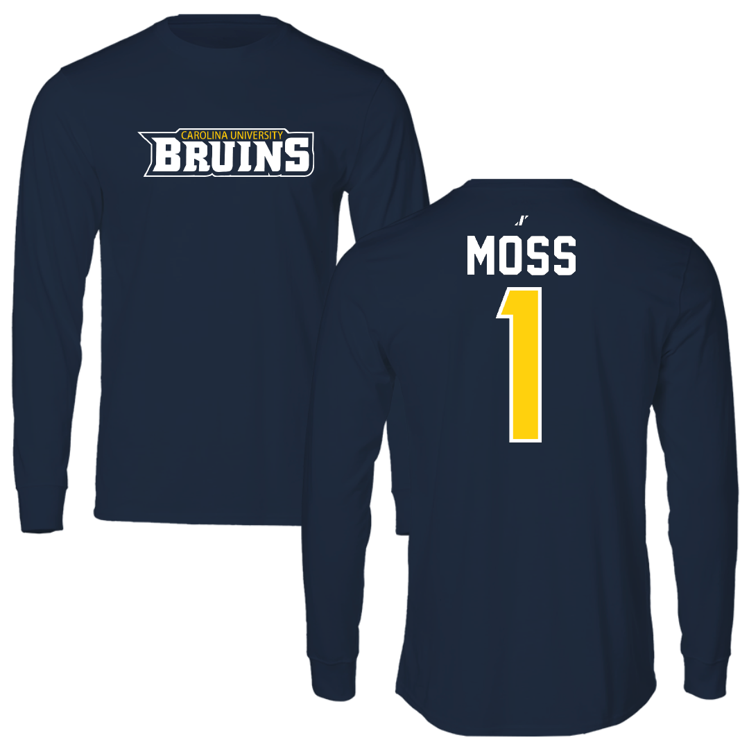 Carolina University Volleyball Navy Long Sleeve - #1 Josh Moss