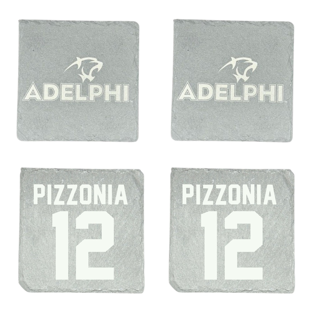 Adelphi University Baseball Stone Coaster (4 Pack)  - #12 Greyson Pizzonia