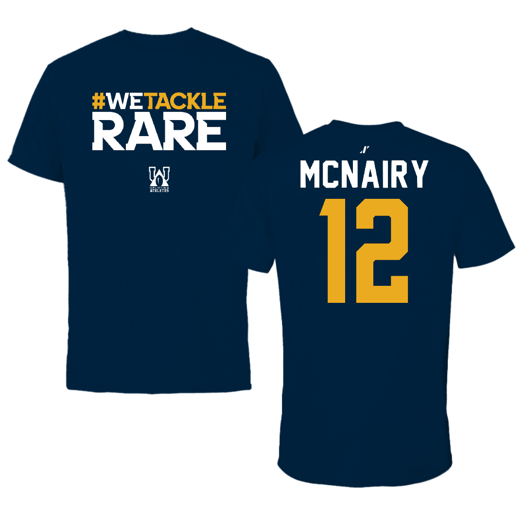 Kent State University Lacrosse Navy Uplifting Athletes Performance Tee - #12 Davanee McNairy