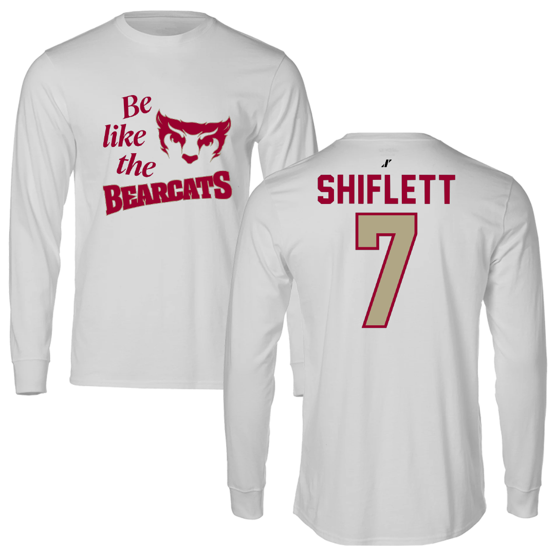 Willamette University Lacrosse Light Gray Be Like Us Long Sleeve - #7 Jayden Shiflett