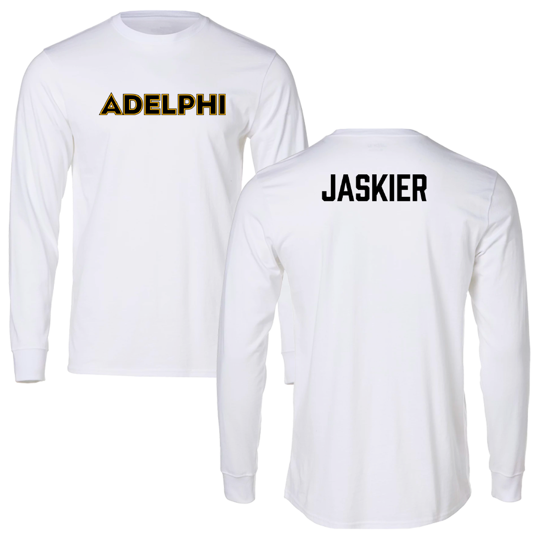 Adelphi University Golf White Performance Long Sleeve - Lauren Jaskier