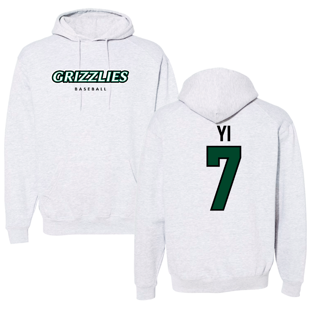 Adams State University Baseball Gray Hoodie - #7 Austin Yi