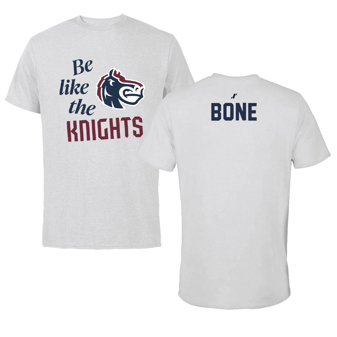 Fairleigh Dickinson University-Metropolitan Campus Fencing Light Gray Be Like Us Tee - Emily Bone