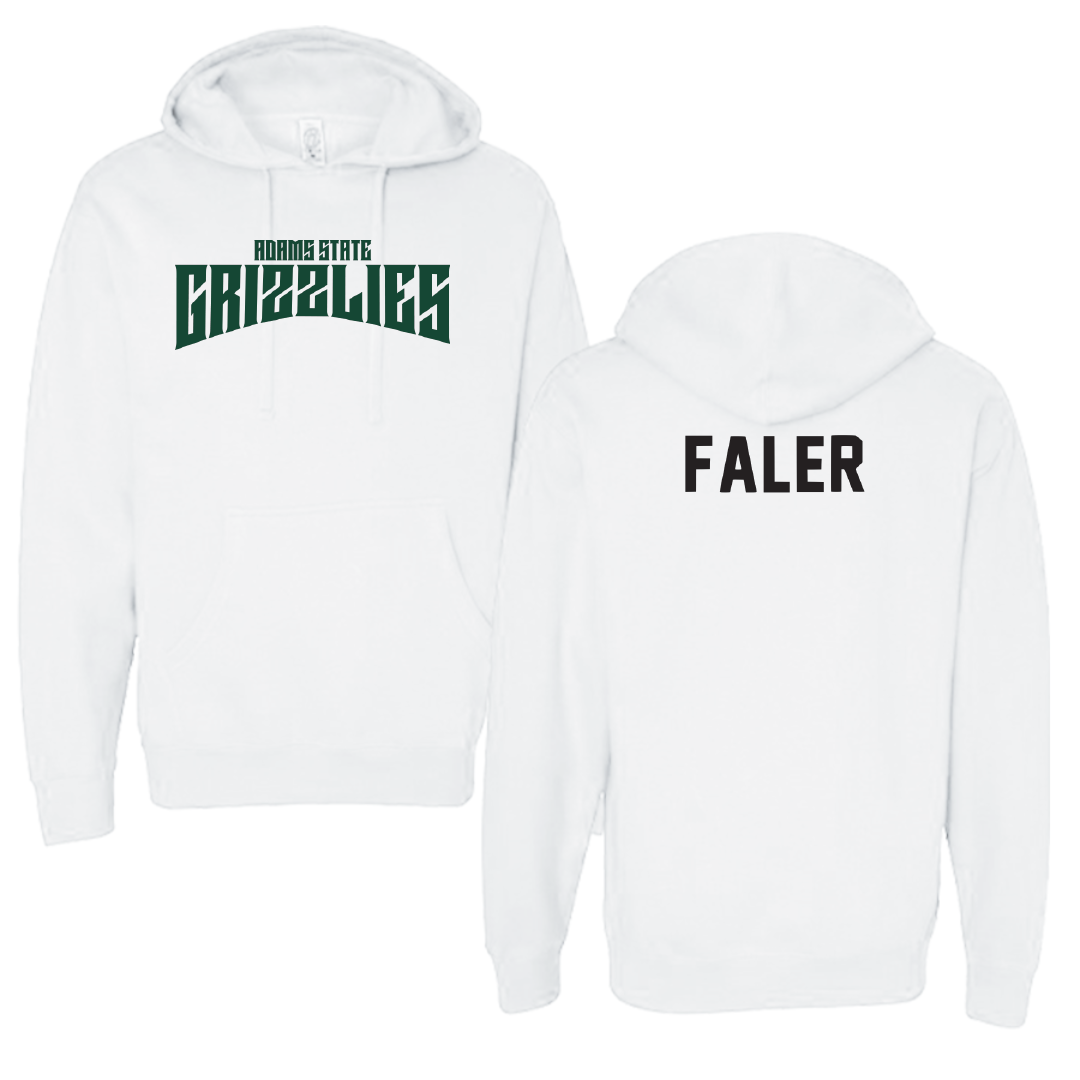 Adams State University Wrestling White Classic Hoodie - Paige Faler