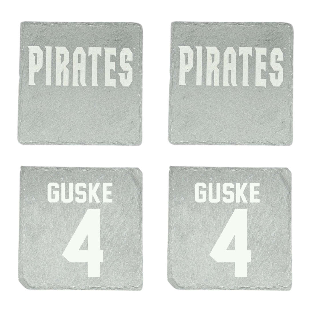 Seton Hall University Soccer Stone Coaster (4 Pack)  - #4 Liam Guske