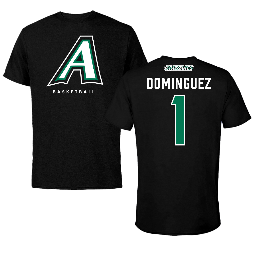 Adams State University Basketball Black Block Tee - #1 Harmanie Dominguez