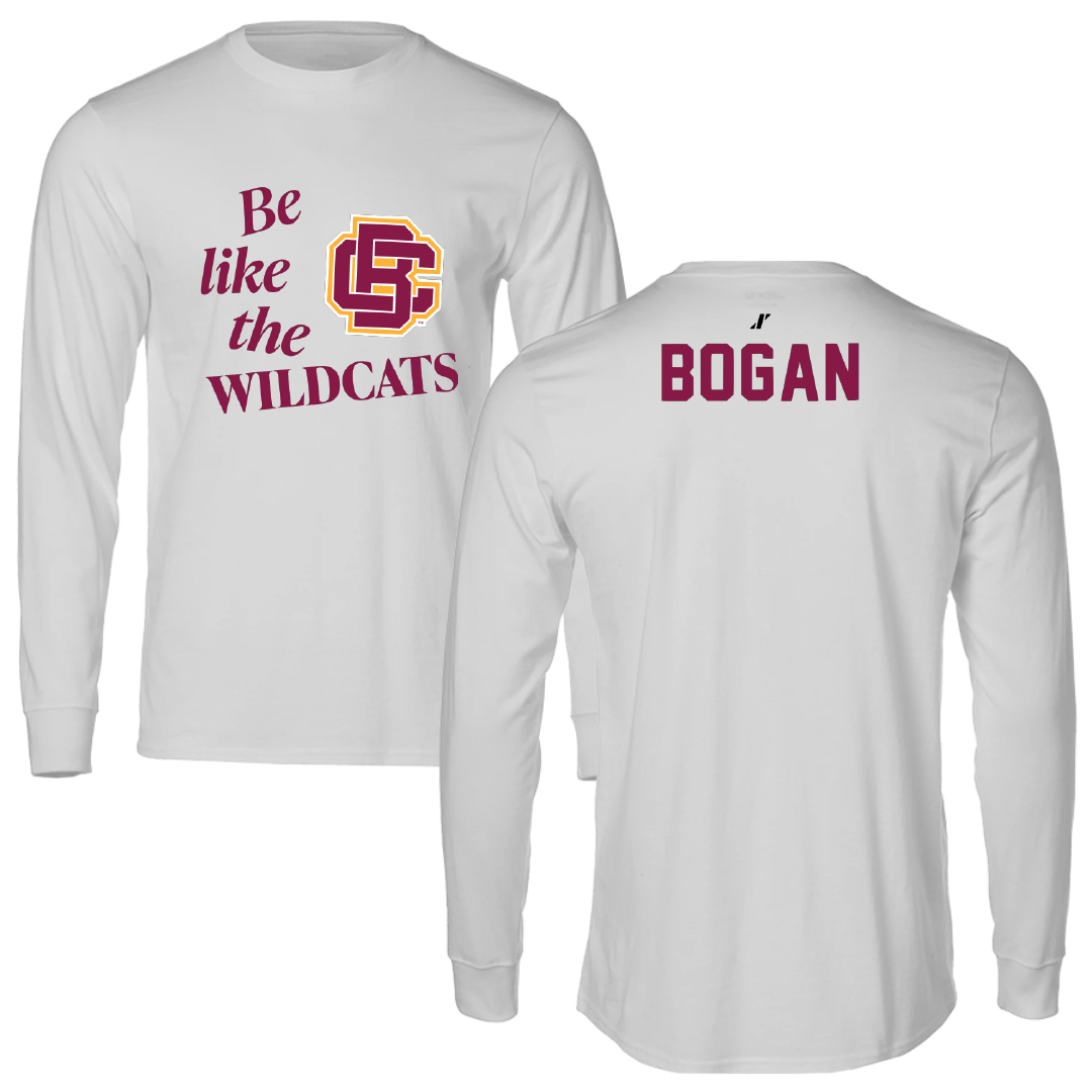 Bethune-Cookman University TF and XC Light Gray Be Like Us Long Sleeve - Xavier Bogan