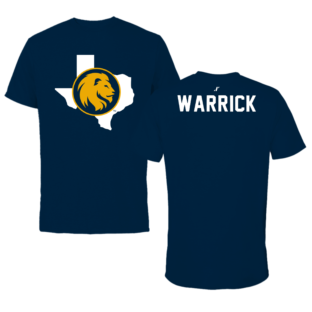 East Texas A&M University TF and XC Navy State Performance Tee - Taylor Warrick
