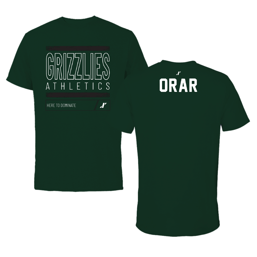 Adams State University TF and XC Forest Green Dominate Tee - Aron Orar