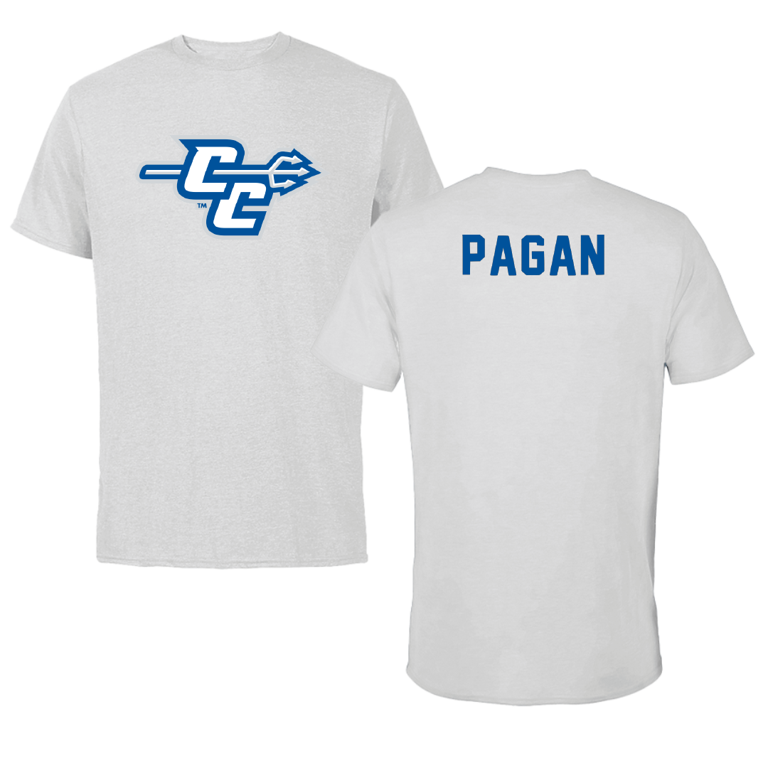 Central Connecticut State University Cheer Light Gray Performance Tee - Jose Pagan