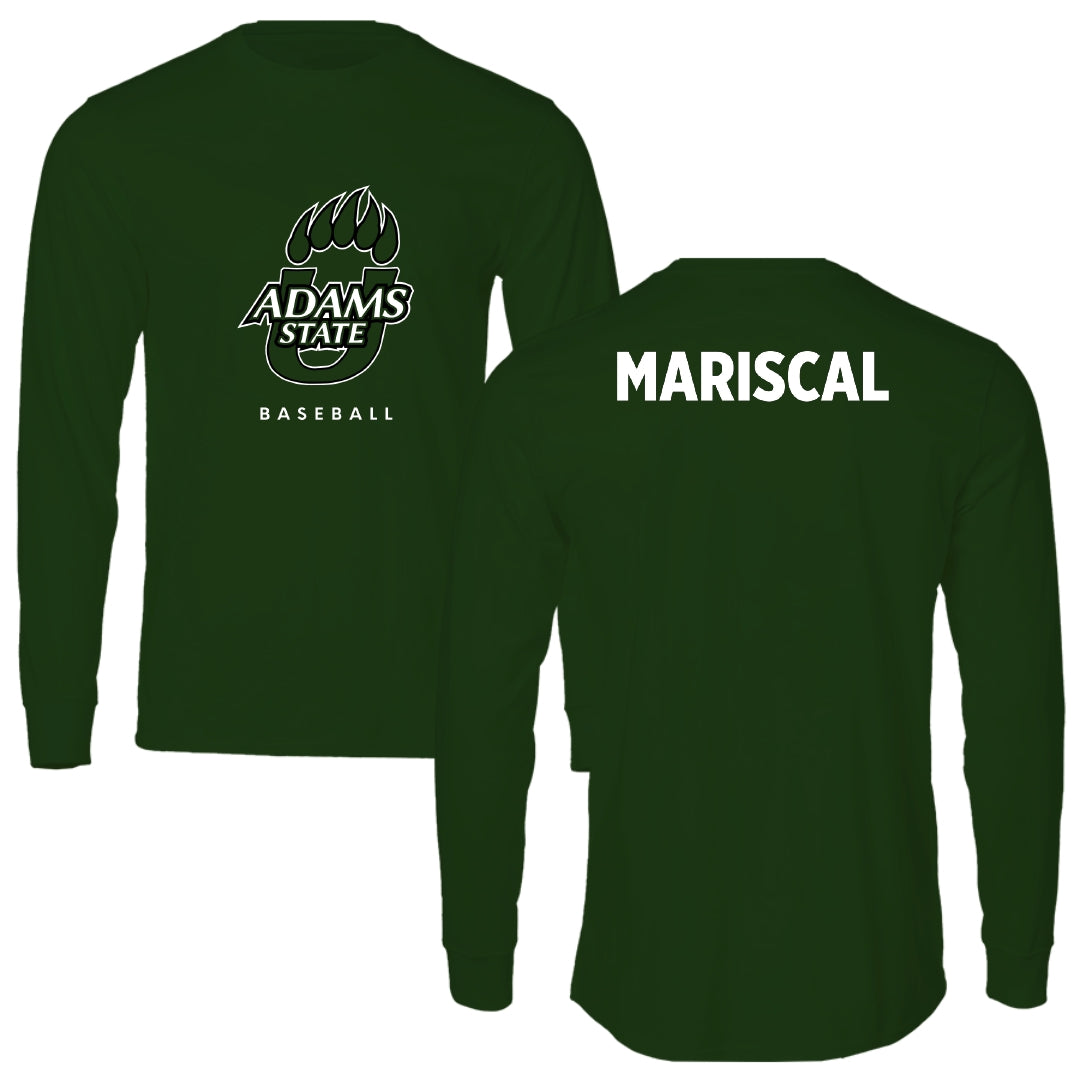 Adams State University Baseball Forest Green Long Sleeve - Luke Mariscal